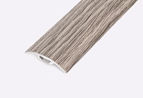 Порог (стык) Русский профиль  разноуровневый ламинированный с дюб, 30*900 мм, Ларче грей